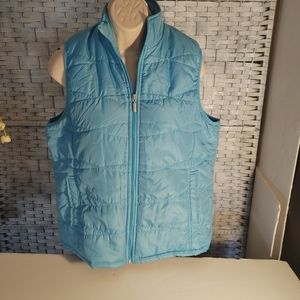 Jane Ashley Light Blue Puffer Vest